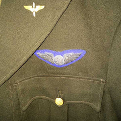 English Tailored Bullion 8th Air Corp Navigator Officer's Jacket, detail view