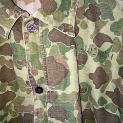 P44 USMC Reversible Frogskin Button Up Jacket, detail