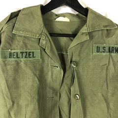 Vietnam War Named Female 7th Inf Div Poplin Shirt