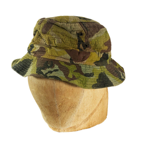 South Vietnamese Theatre Made ARVN Camouflage Bucket Boonie Hat