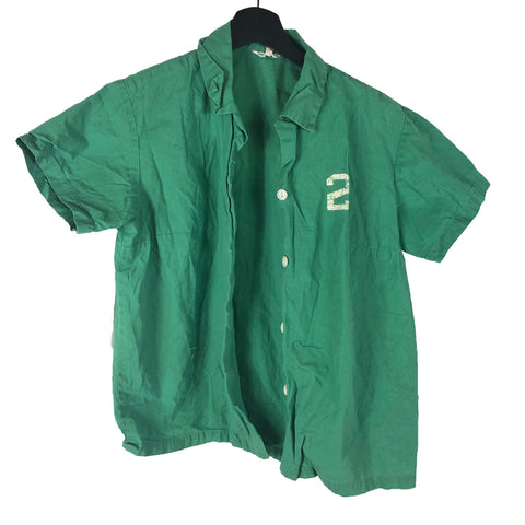 Vintage C1950s Woman's Softball Uniform Shirt Honolulu