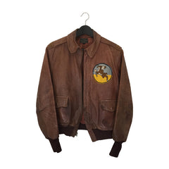 Perry Sportswear Type A-2 96th Squadron Flight Jacket, front view