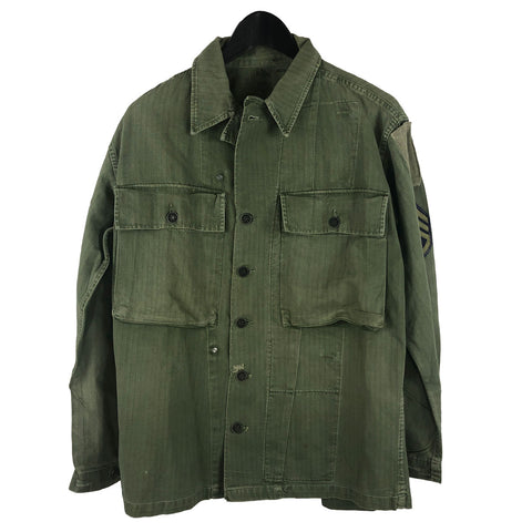 Patched 2nd Pattern US Army HBT Utility Coat