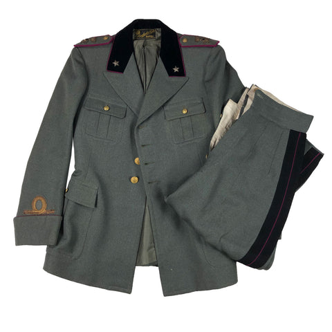 C1940 Italian Army Engineers Officer Tailored Coat & Trousers