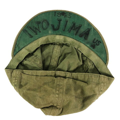 1945 US Army Mechanics Cap Customized Iwo Jiwa