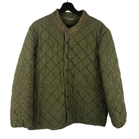 French Airborne Quilted Jump Jacket Liner C1960