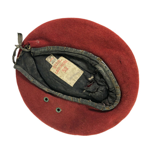 1950s French Airborne Paratrooper Beret Indochina