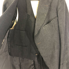 Antique 1890 Tailcoat and Vest Suit Set