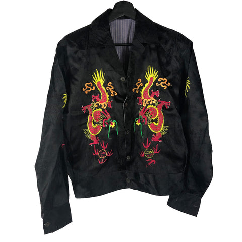 Silk 1950s Sukajan Tsingtao China Souvenir Jacket