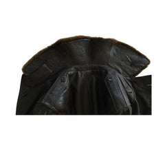 Bauero US Navy Air Transport Leather Coat, collar back