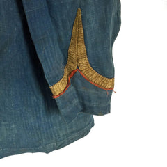 Heavy Linen French Fireman's Tunic Circa 1880, sleeve detail