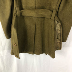 M26 US Army Overcoat w/ Belt Cavalry Patched EX Cond