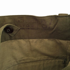 Unissued French 47/51 Paratrooper Jump Trousers, detail