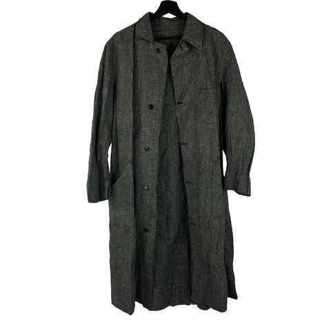 Irretrecissable Charcoal Vintage French Work Lab Coat