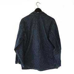 US Army Indigo Denim Pullover, back