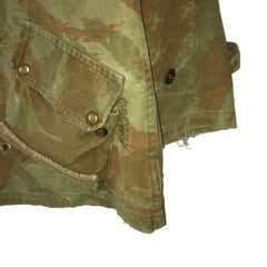 47/53 Camo French Paratrooper Jump Jacket, detail