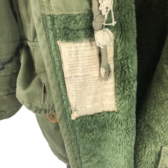 Invertere Coat Hooded British Middle Parka Dated 1954