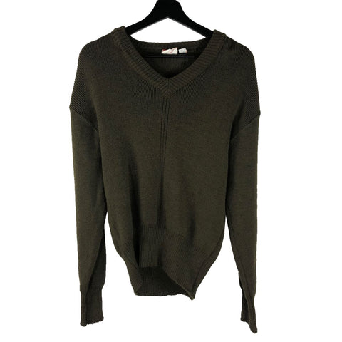 Devaux Fils French Wool Military Sweater Medium