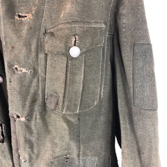 Relic M40 German Wehrmacht Uniform Patched POW Usage