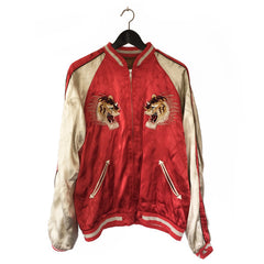 Japanese Reversible Souvenir Satin Jacket, front 