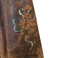 Painted 100 Bomber Squad Russet Leather A2 Jacket