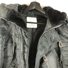 Vintage Air Force Black N-2B Heavy Flight Jacket