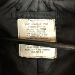 Vintage Air Force Black N-2B Heavy Flight Jacket