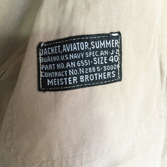 Meister Brothers US Navy AN-J-2 Summer Flight Jacket