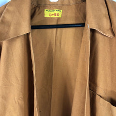 Vintage Atlas Linen Lab Mechanic Coat