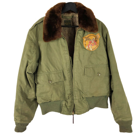 Original Paul Reed B-10 Flight Jacket patched 524th Bomb Squadron