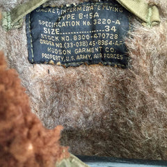 Hudson Garment Co. Army Air Corp B-15A Flight Jacket
