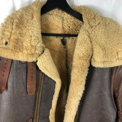 Original Aero Leather B-3 High Altitude Sheepskin Flight Jacket