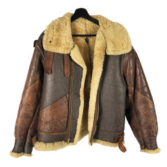 Original Aero Leather B-3 High Altitude Sheepskin Flight Jacket