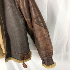 Original Aero Leather B-3 High Altitude Sheepskin Flight Jacket
