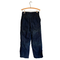 US Navy WWII Indigo Denim Trousers, Jeans, back view