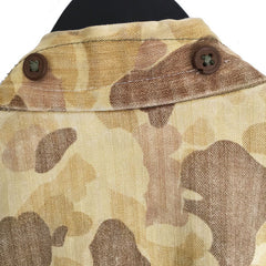 Unique Faded Yellow Army Normandy Frogskin Camouflage Jacket