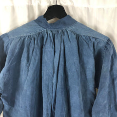 C1910 French Pure Linen Biaude Work Pullover Shirt