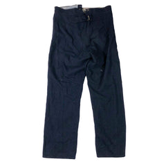 French Navy C1920 Bib Trousers Wood Buttons