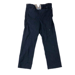 French Navy C1920 Bib Trousers Wood Buttons