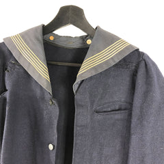 1930s Spanish Wool Navy Button Up Republican