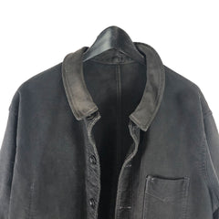 French Black Moleskin Work Jacket C1930