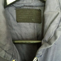 Rare Patched Blue Transitional US Navy Summer Flight Suit Mil-S-53908