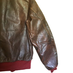Mint Painted Aero Leather Type A2 Flight Jacket