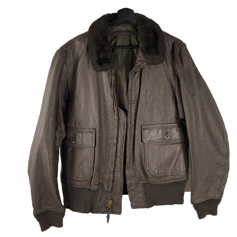 US Navy G-1 Flight Jacket Leather C1960