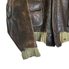 Perry Sportswear Type A2 Flight Jacket Patched 385th Bomb Group 548th Squadron