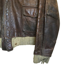Perry Sportswear Type A2 Flight Jacket Patched 385th Bomb Group 548th Squadron