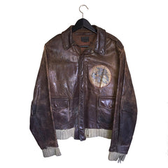 Perry Sportswear Type A2 Flight Jacket Patched 385th Bomb Group 548th Squadron