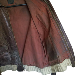 Perry Sportswear Type A2 Flight Jacket Patched 385th Bomb Group 548th Squadron