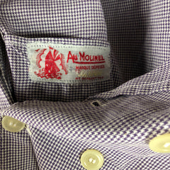 Vintage Au Molinel French Butcher's Work Jacket