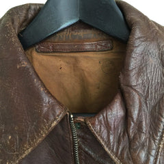 Cable Raincoat Co. Type A2 Leather Flight Jacket